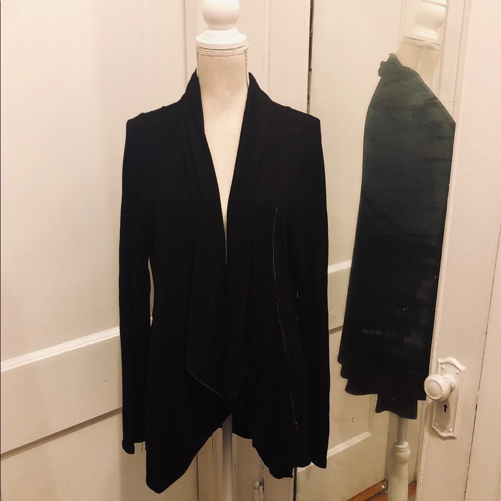 Market & Spruce XL Asymetrical Zipper Cardigan